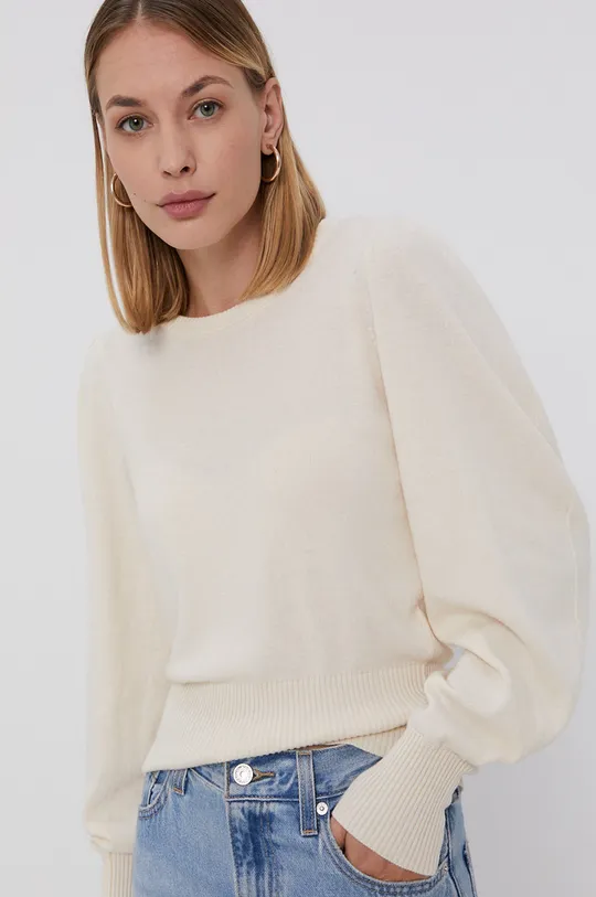 bézs Sisley pulóver