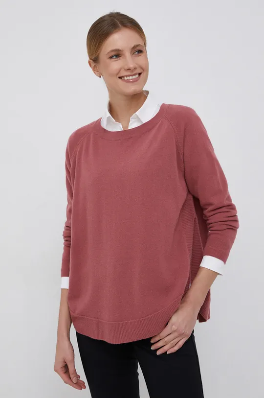 roza Vuneni pulover Sisley Ženski