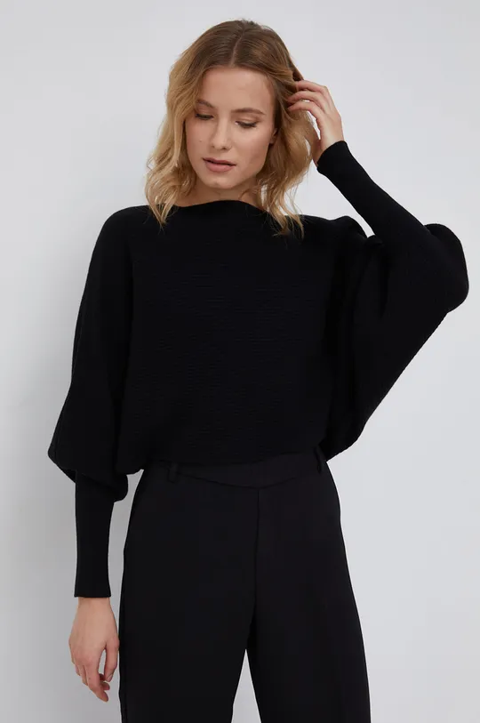 μαύρο Μάλλινο πουλόβερ Sisley Γυναικεία
