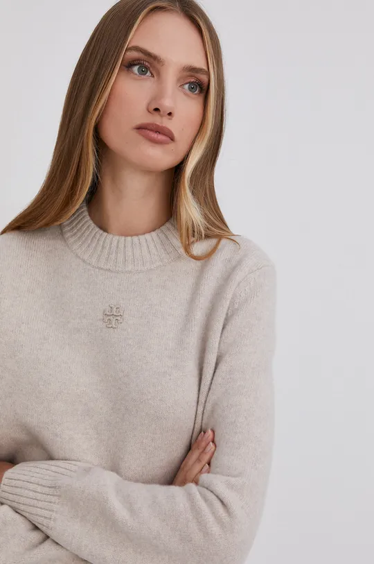 beżowy Tory Burch Sweter