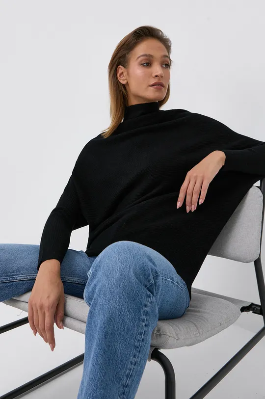 чорний Вовняний светр AllSaints Жіночий