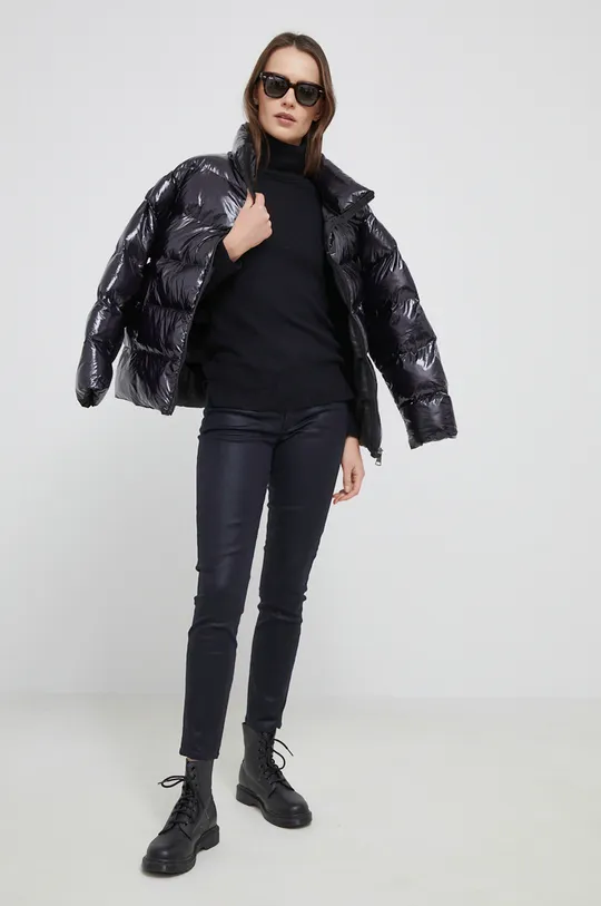 Calvin Klein Sweter z domieszką wełny czarny