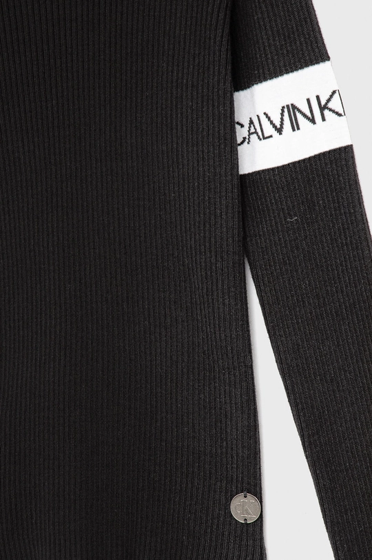 Detský sveter Calvin Klein Jeans  80% Bavlna, 3% Elastan, 17% Polyamid