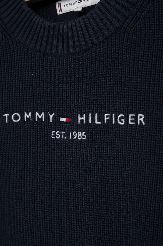 Detský sveter Tommy Hilfiger tmavomodrá