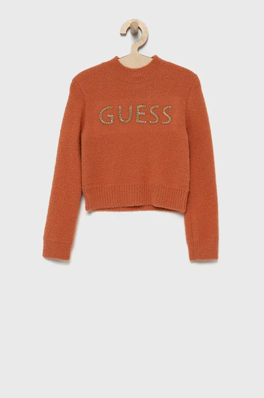 Otroški pulover Guess oranžna