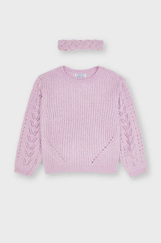 Дитячий светр Mayoral фіолетовий