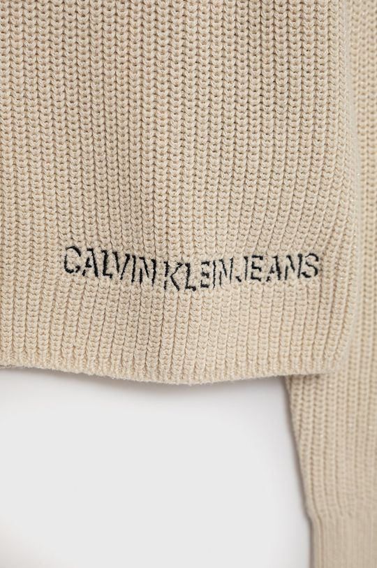 Detský sveter Calvin Klein Jeans  94% Bavlna, 5% Polyester, 1% Metalické vlákno