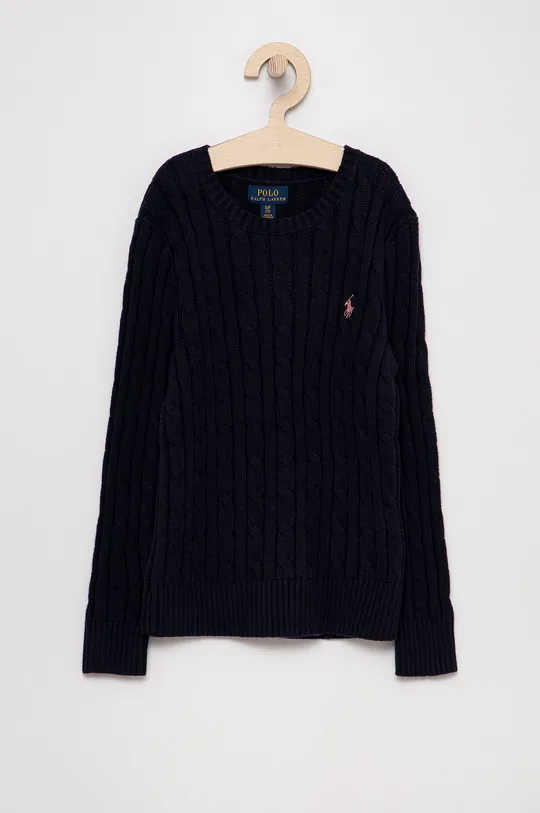 темно-синій Дитячий светр Polo Ralph Lauren Для дівчаток