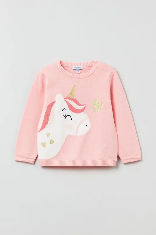 розовый Детский свитер OVS Для девочек