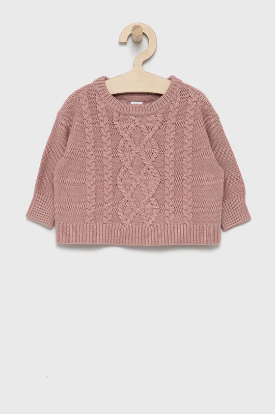 ροζ Παιδικό βαμβακερό πουλόβερ GAP Για κορίτσια