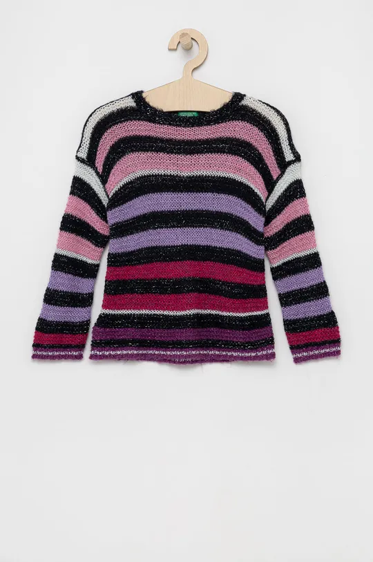 πολύχρωμο Παιδικό πουλόβερ United Colors of Benetton Για κορίτσια