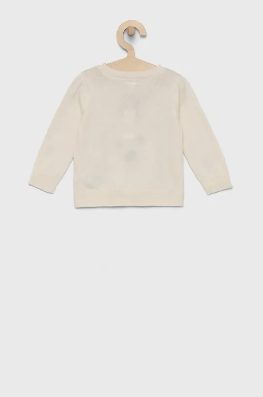 Detský bavlnený sveter GAP béžová
