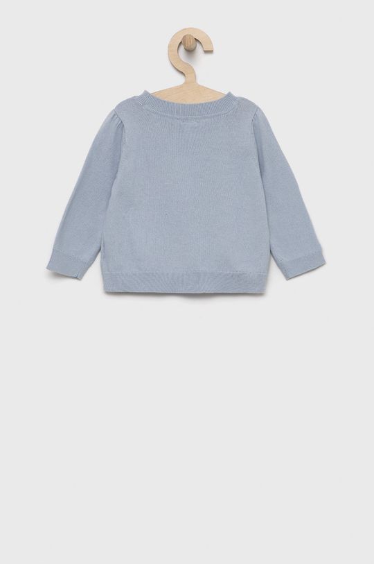 GAP Sweter bawełniany dziecięcy jasny niebieski