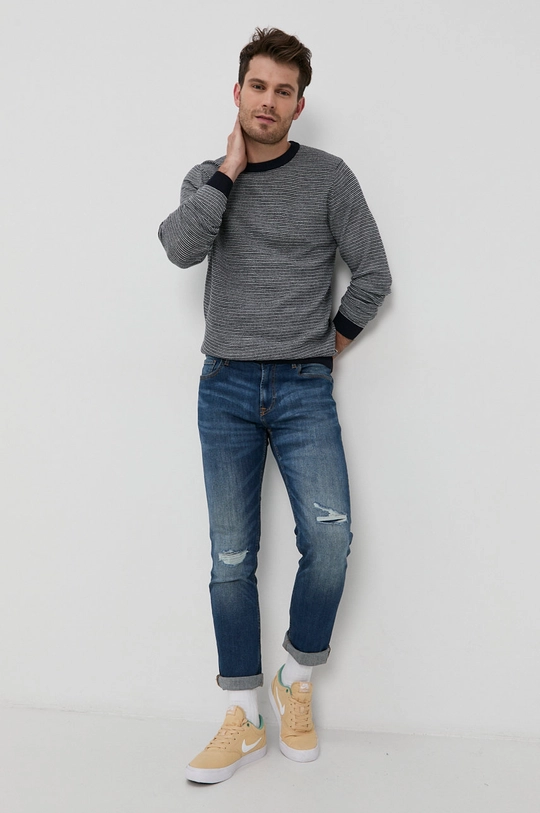 Jack & Jones - Sweter granatowy