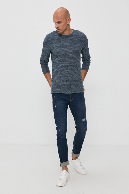 Produkt by Jack & Jones Sweter niebieski