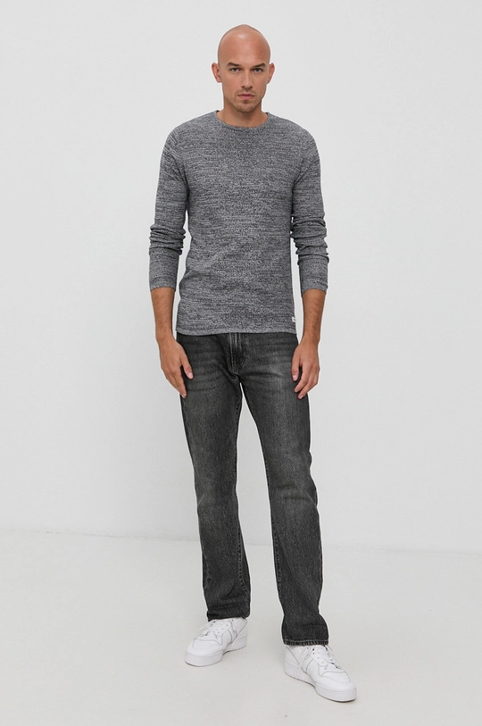 Produkt by Jack & Jones Sweter granatowy