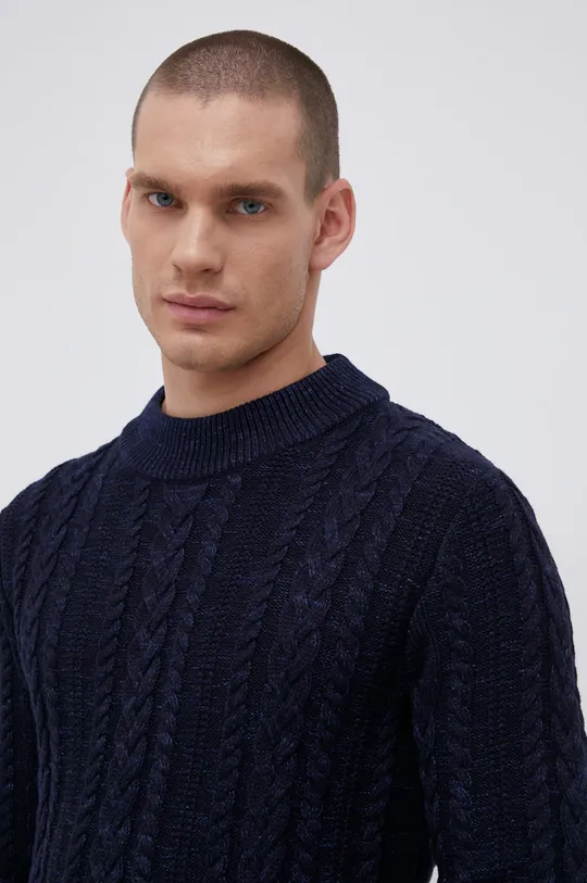 темно-синій Бавовняний светер Premium by Jack&Jones