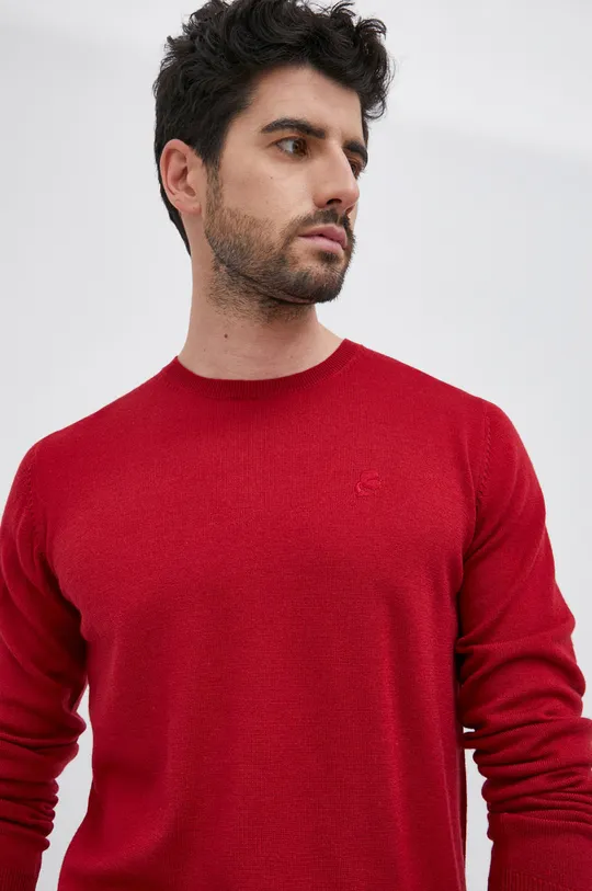 κόκκινο Μάλλινο πουλόβερ Karl Lagerfeld Ανδρικά