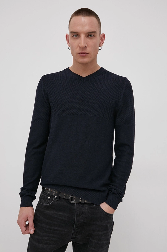 granatowy Premium by Jack&Jones Sweter Męski