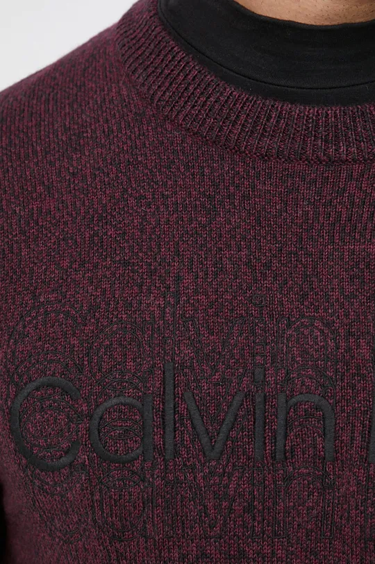 Vlnený sveter Calvin Klein Pánsky