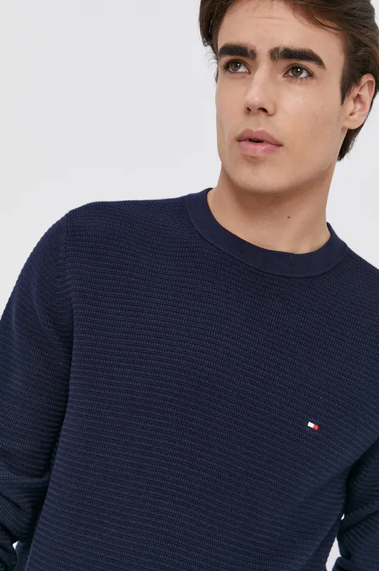 granatowy Tommy Hilfiger Sweter