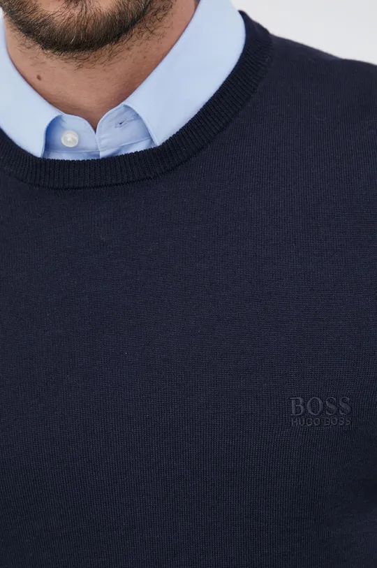 Boss Sweter wełniany 50457748 Męski