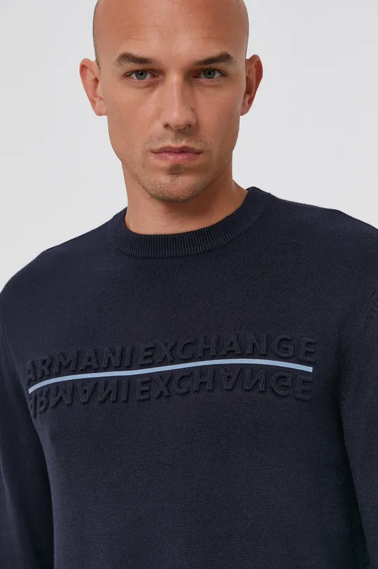 granatowy Armani Exchange Sweter 6KZM1F.ZMN4Z