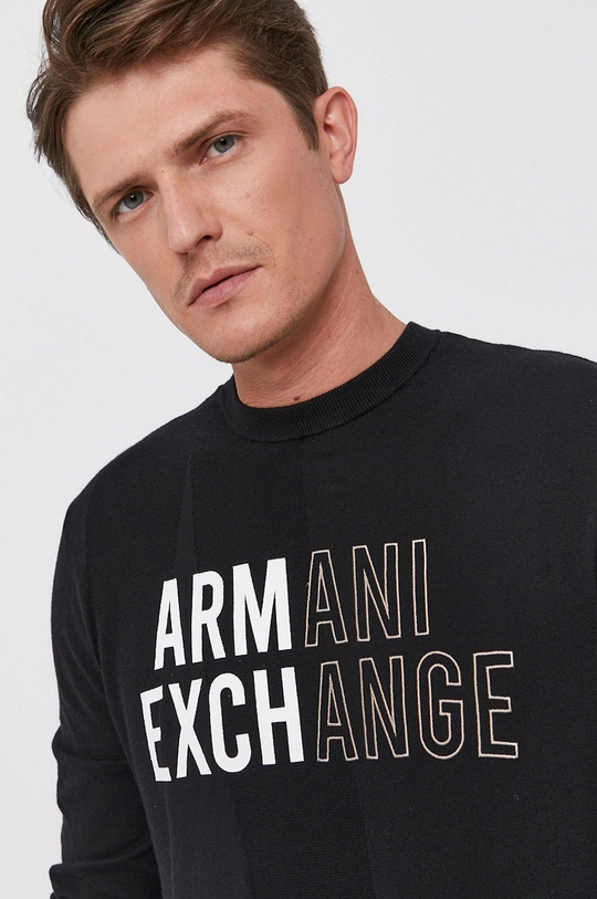 чёрный Свитер Armani Exchange