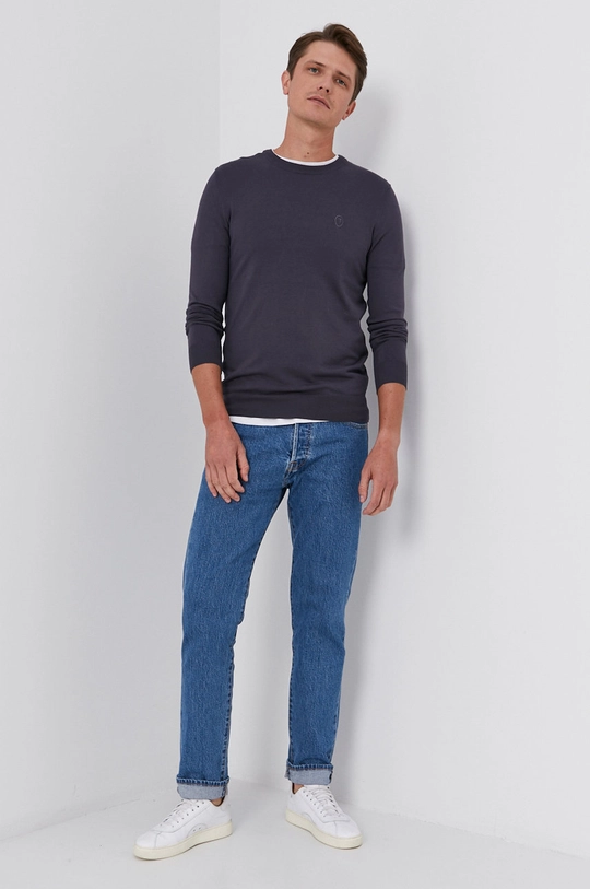 Trussardi Sweter szary