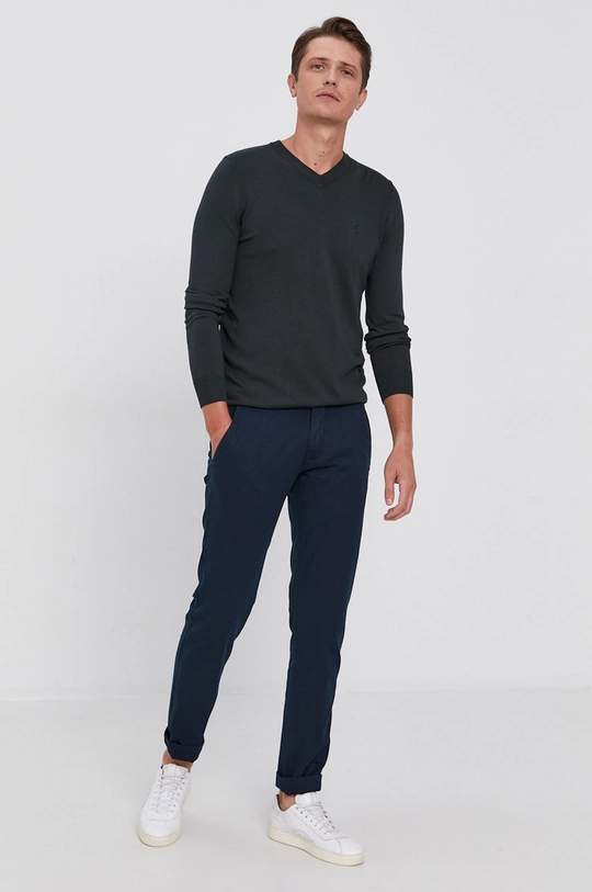 Trussardi Sweter zielony