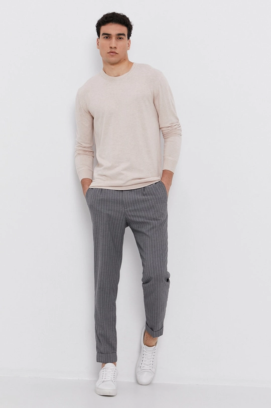 Scotch & Soda Sweter beżowy