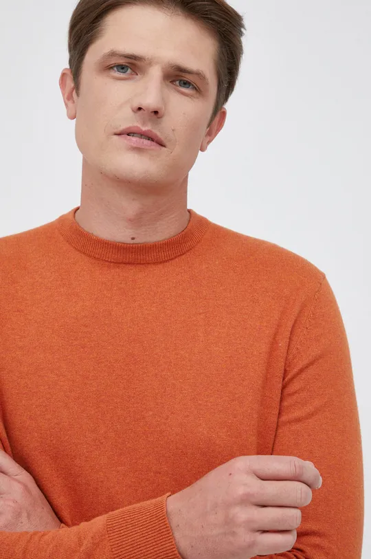 pomarańczowy Pepe Jeans Sweter z domieszką wełny