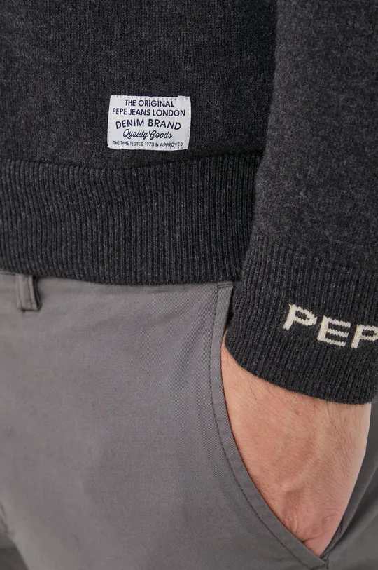 Pepe Jeans Sweter z domieszką kaszmiru Męski