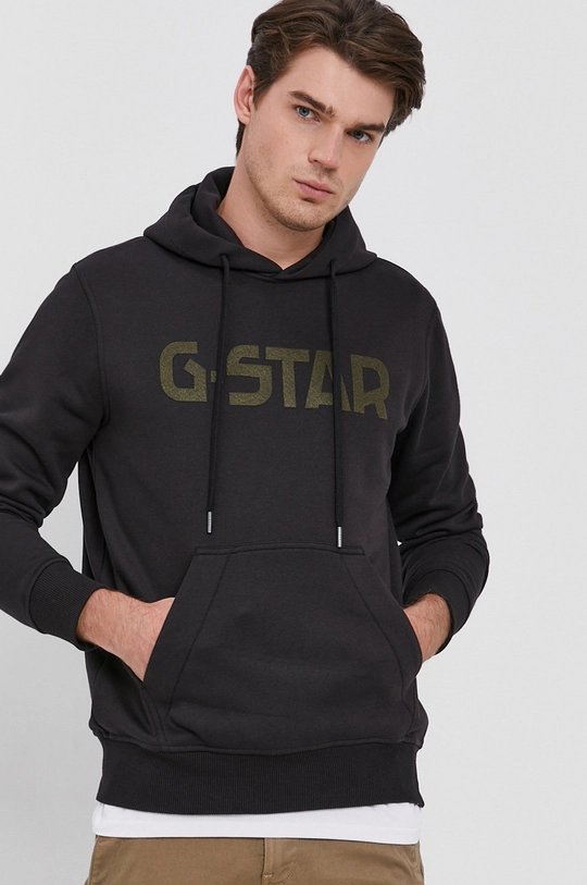 czarny G-Star Raw Bluza D20508.A971 Męski