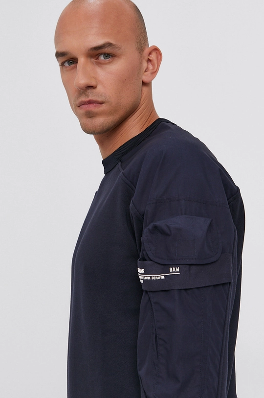 niebieski G-Star Raw Bluza D19836.A613 Męski