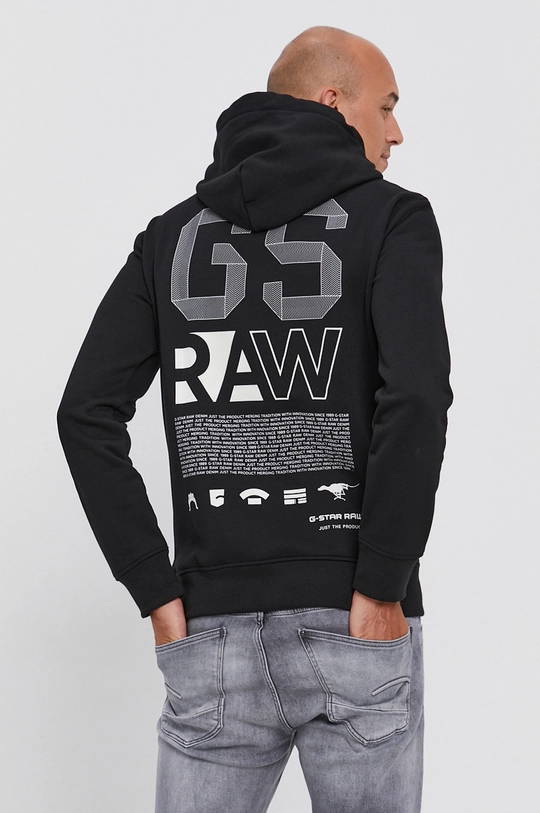 czarny G-Star Raw Bluza D20993.A612 Męski