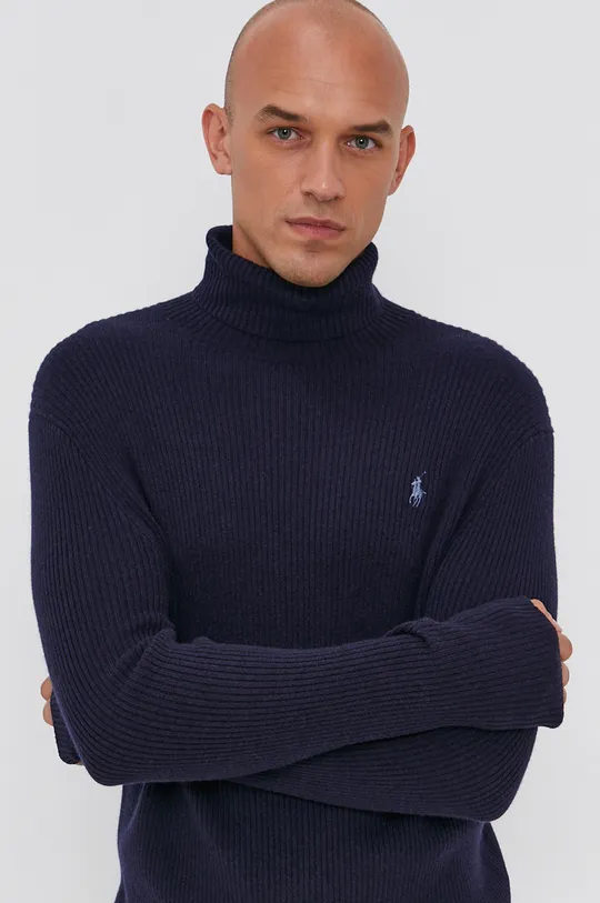 σκούρο μπλε Μάλλινο πουλόβερ Polo Ralph Lauren Ανδρικά