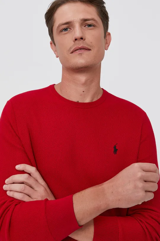 piros Polo Ralph Lauren pulóver