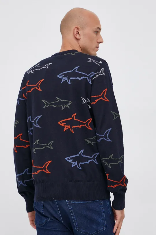 Paul&Shark gyapjú pulóver  100% szűz gyapjú