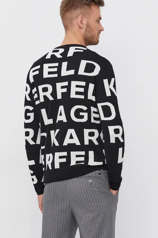 Πουλόβερ Karl Lagerfeld  50% Βαμβάκι, 50% Μαλλί