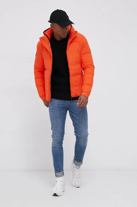 Superdry Sweter wełniany czarny