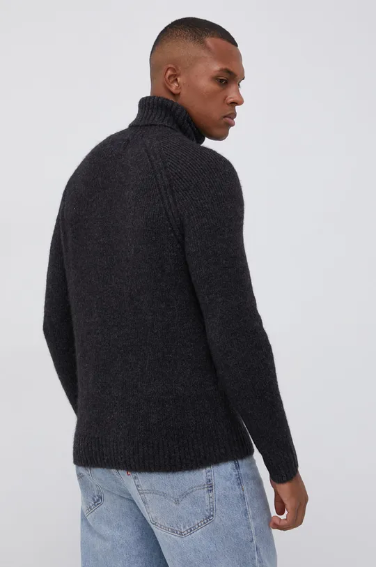 Superdry Sweter wełniany 2 % Elastan, 33 % Nylon, 15 % Wełna, 50 % Alpaka