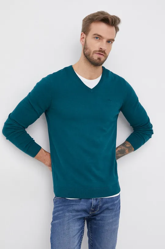 zelena Pamučni pulover s.Oliver Muški