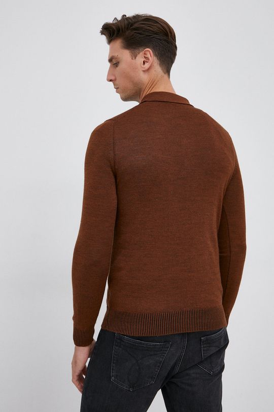 Sisley Sweter z domieszką wełny 26 % Akryl, 48 % Bawełna, 18 % Wełna, 8 % Wiskoza