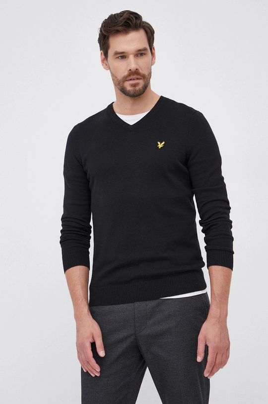 czarny Lyle & Scott - Sweter