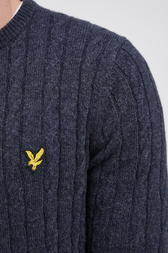 Lyle & Scott - Sweter z domieszką wełny Męski