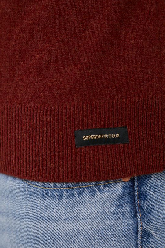 Vlnený sveter Superdry Pánsky