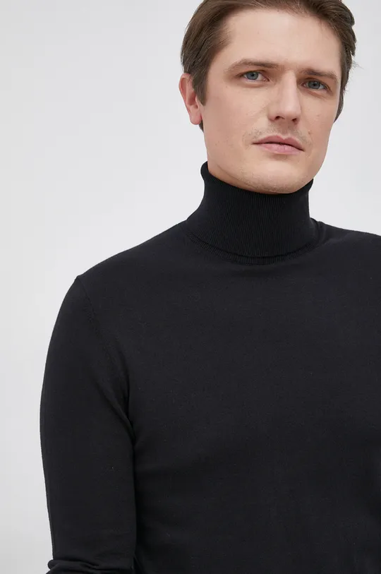 czarny Sisley - Sweter