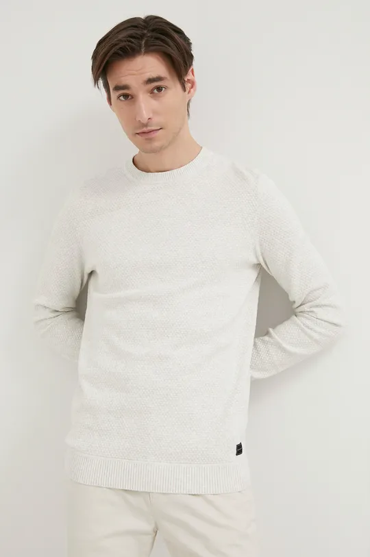 sivá Bavlnený sveter Tom Tailor Pánsky