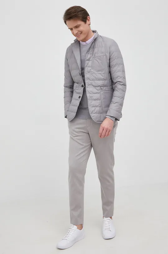 Vlnený sveter Tommy Hilfiger sivá